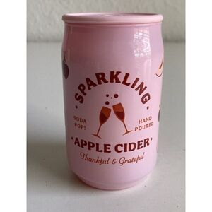 DW Home Sparkling Apple Cider Soda Pop Scented Candle 6.4 Oz  Autumn Fall NEW